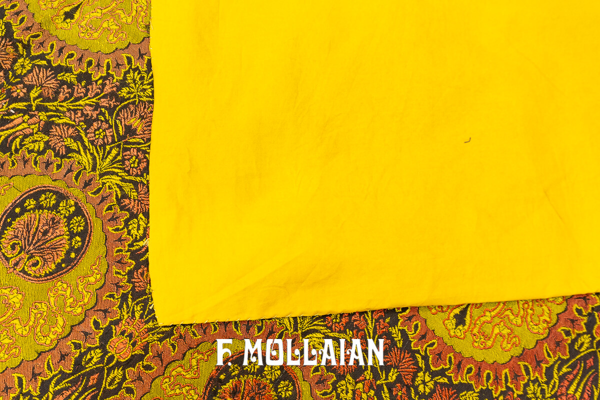 Textile Indien Antique Couleur Or n°:694683